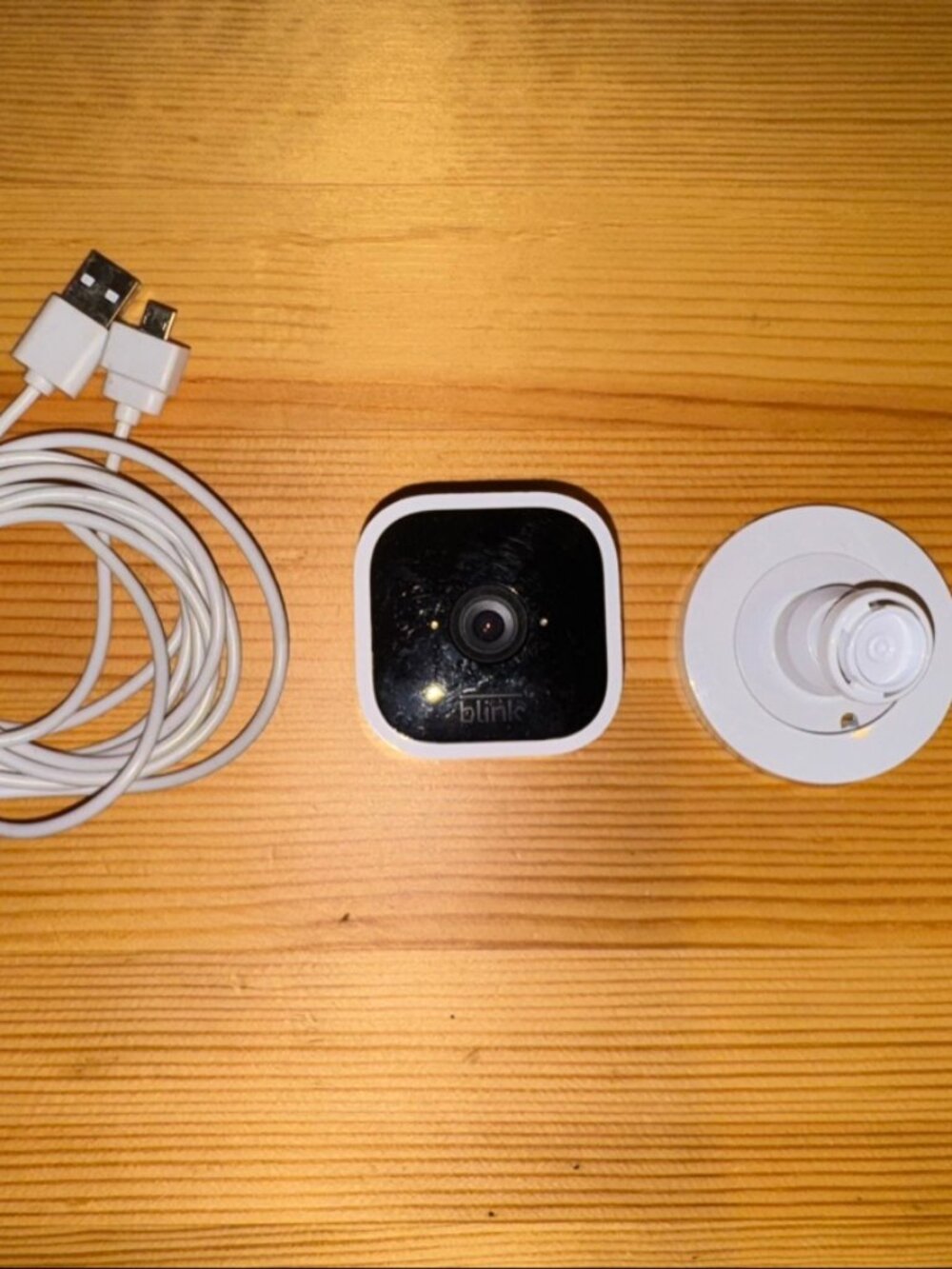 Blink Mini Indoor Smart Security Camera with Cord & Wall Mount